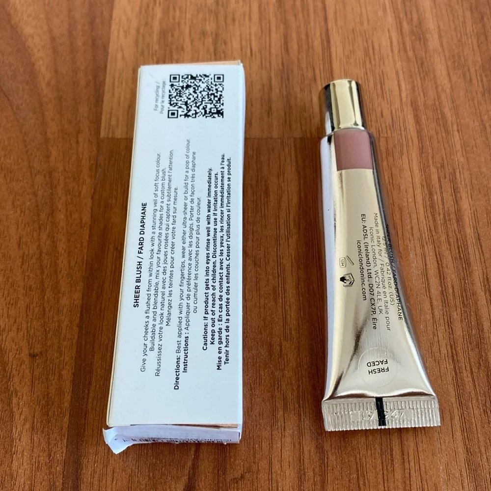 ❤️ Iconic London Cosmetics Sheer Blush Limited Edition NWT